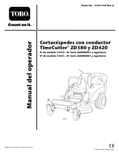 Toro 74433 Manual Del Operador