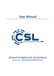 CSL 302543/20160905SZ163 Manual De Usuario