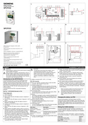 Siemens SPCP332 Manual De Instrucciones