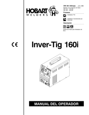 Hobart Welders Inver-Tig 160i Manual Del Operador