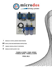 MICRODOS POOL BLU PANEL SERIES Manual De Instalacion Y Uso