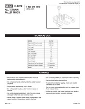 Uline H-2722 Guia De Inicio Rapido