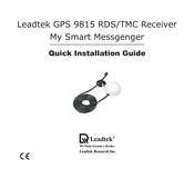 Leadtek 9815 RDS/TMC Guía Rápida De Instalación