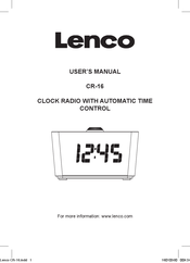 Lenco CR-16 Manual De Usuario
