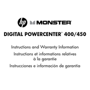 HP MONSTER DIGITAL POWERCENTER 400 Instrucciones E Información De Garantía