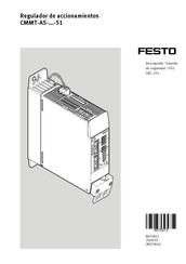 Festo CMMT-AS S1 Serie Traducción Del Manual Original