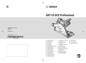 Bosch GKT 55 GCE Professional Manual Original