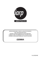 IARP GEMMA 120 Instrucciones De Empleo Y Manutención