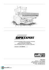 Sulky Burel DPX EXPERT Manual De Instrucciones