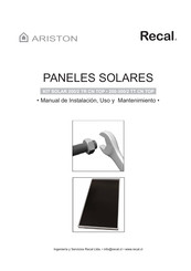 RECAL Ariston KIT SOLAR 200-300/2 TT CN TOP Manual De Instalación, Uso Y Mantenimiento