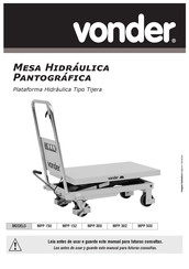 vonder MPP 500 Manual De Instrucciones