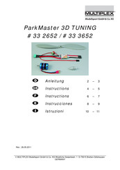 Multiplex ParkMaster 3D TUNING Manual De Instrucciones