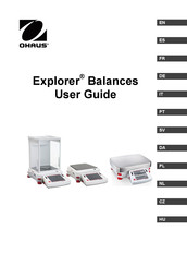 OHAUS EX324x Manual Del Usuario