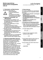 saia-burgess CXG 30 Instrucciones De Puesta En Servicio