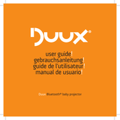 Duux Bluetooth baby projector Manual De Usuario