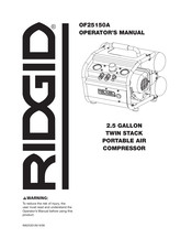 Ridgid OF25150A Manual Del Operador