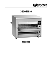 Bartscher 3600TB10 Manual De Instrucciones Original