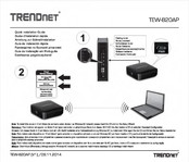 TRENDnet TEW-820AP Guía De Instalación Rápida