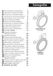 Hansgrohe AddStoris 41790 Serie Modo De Empleo / Instrucciones De Montoje