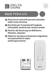 DELTA DORE PACK TYXIA 631 Manual De Instrucciones