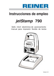 Reiner jetStamp 790 Instrucciones De Empleo