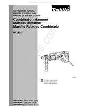 Makita HR2475 Manual De Instrucciones