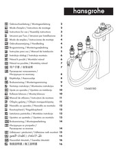 Hansgrohe 13440180 Modo De Empleo / Instrucciones De Montoje