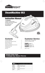 Homeright SteamMachine 053 Manual De Instrucciones