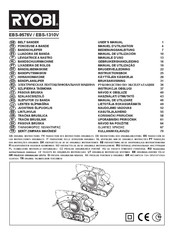 Ryobi EBS-1310V Manual De Utilización