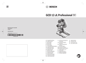 Bosch GCD 12 JL Professional Manual Original