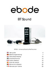 Ebode BT Sound BTR30 Guia Del Usuario