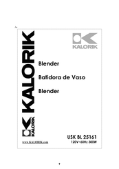 Kalorik USK BL 25161 Manual De Instrucciones