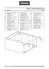 Miele APCL WOD Instrucciones De Montaje