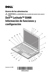 Dell Latitude E6400 Guía De Configuración De Funciones