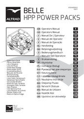 Altrad Belle HPP POWER PACKS 20-160X Manual Del Operador