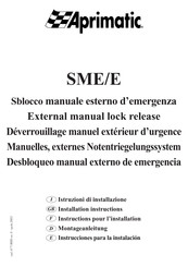 Aprimatic SME/E Instrucciones Para La Instalación