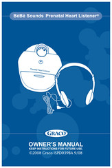 Graco BéBé Sounds Prenatal Heart Listener Manual Del Propietário
