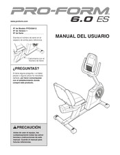 ProForm PFEX53912 Manual Del Usuario