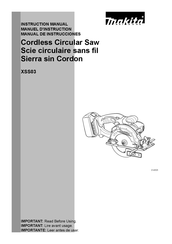 Makita XSS03 Manual De Instrucciones