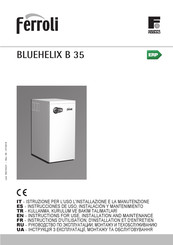 Ferroli BLUEHELIX B 35 Instrucciones De Uso, Instalación Y Mantenimiento