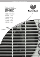 Saunier Duval SDH 81-085D Manual De Instalación