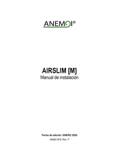 ANEMOI AIRSLIM 300M Manual De Instalación