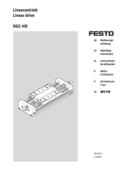 Festo DGC-HD Instrucciones De Utilizacion