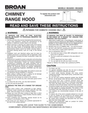 Broan B5336SS Manual De Instrucciones