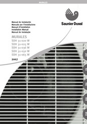 Saunier Duval SDH 31-020 W Manual De Instalación