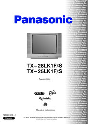 Panasonic TX-25LK1F/S Manual De Instrucciones