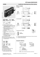 Leuze electronic LV463B Manual Del Usuario