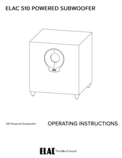 ELAC S10 Instrucciones De Operación