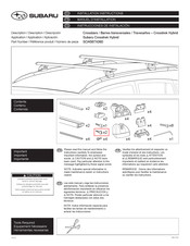 Subaru SOA567X060 Instrucciones De Instalación