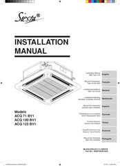 Daikin Siesta ACQ 125 BV1 Manual De Instalación